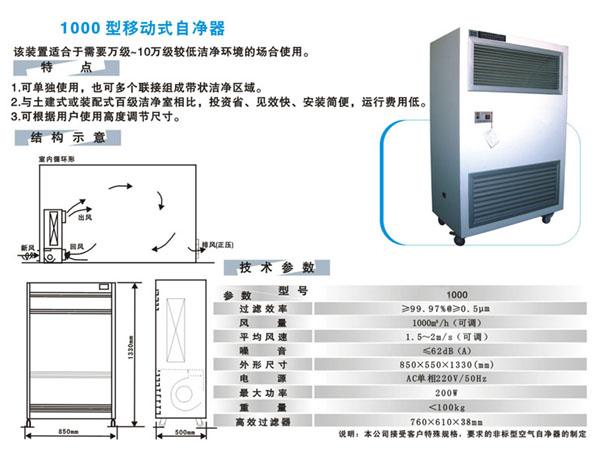 空氣自凈器技術(shù)參數(shù)及空氣自凈器工作原理